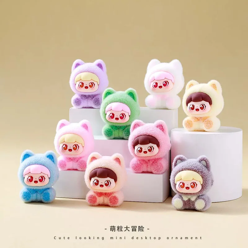 

Искусственная серия сидящих кошек, загадочная слепая коробка, милый декор для рабочего стола с мультяшными животными, детский сюрприз, оптовая продажа, игрушки, каваи, подарки