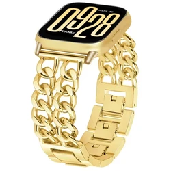 20 mm 22 mm metalen horlogebanden voor Redmi Watch 5 Active/Lite/Xiaomi Watch S4 Luxe armband Galaxy horloge 7 6 5 4 Classic 44 mm 40 mm