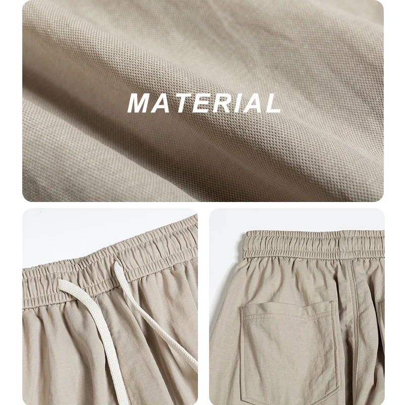 男性の夏のファッション軽量薄いコットンリネンルーズカジュアルプラスサイズワイドレッグハーレムパンツ男だぶだぶのズボン