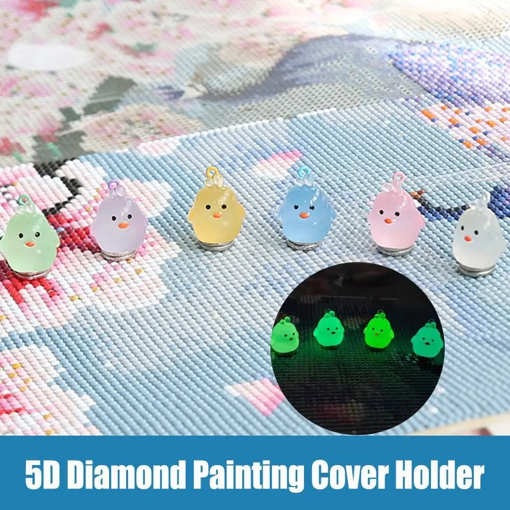 Luminous Magnet Cover Diamond Painting DIY Embroidery Locator Minder Holder Cross Stitch Magnetic Diamond Art Accessories Tools