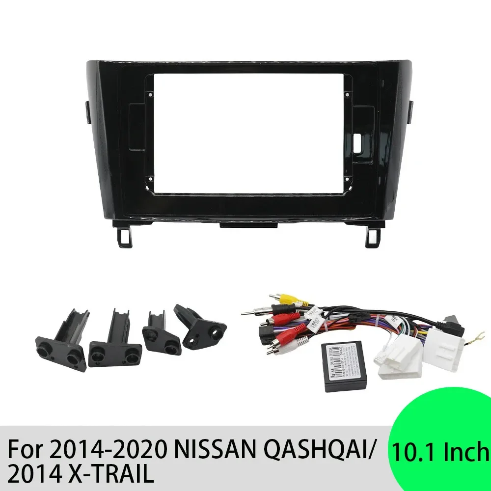 

Для 2014-2020 NISSAN QASHQAI/2014 X-TRAIL 10,1 дюймов установка автомагнитолы двойной Din DVD GPS Mp5 пластиковая панель рамка