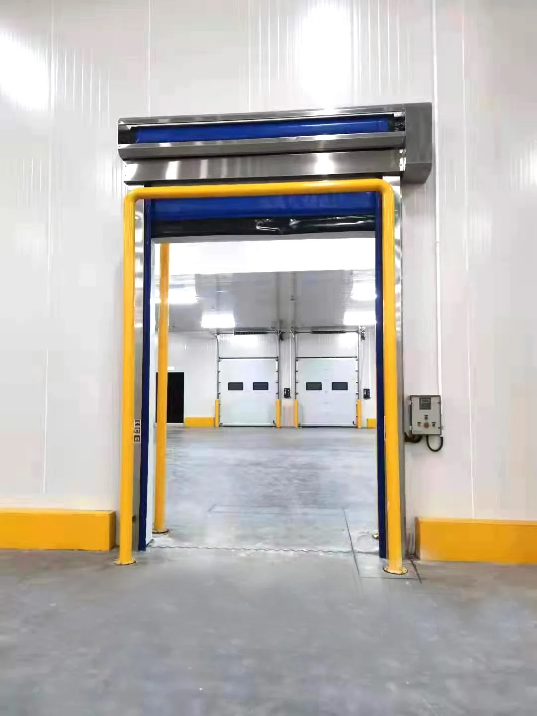 Customization Modern Design Automatic Insulation Door Cold-Resistant Fast Rolling Door For Workshop Supermarket
