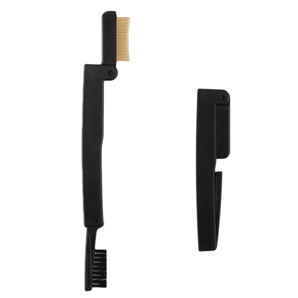 Dubbelzijdig Opvouwbare Wenkbrauwborstel Vrouwen Wimperkam Make-up Tool voor Curling Scheiden Wimpers Reizen Draagbaar Langdurig Gebruik