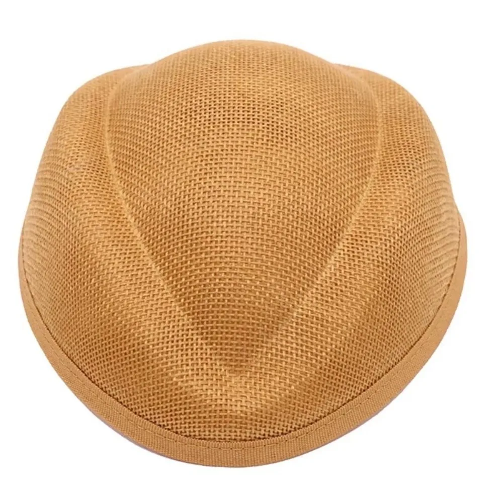 New Linen Fascinator Hat Base Opera Headpiece Plain Base Flight Attendant Hat Versatile Millinery Base Hat Party Occasion