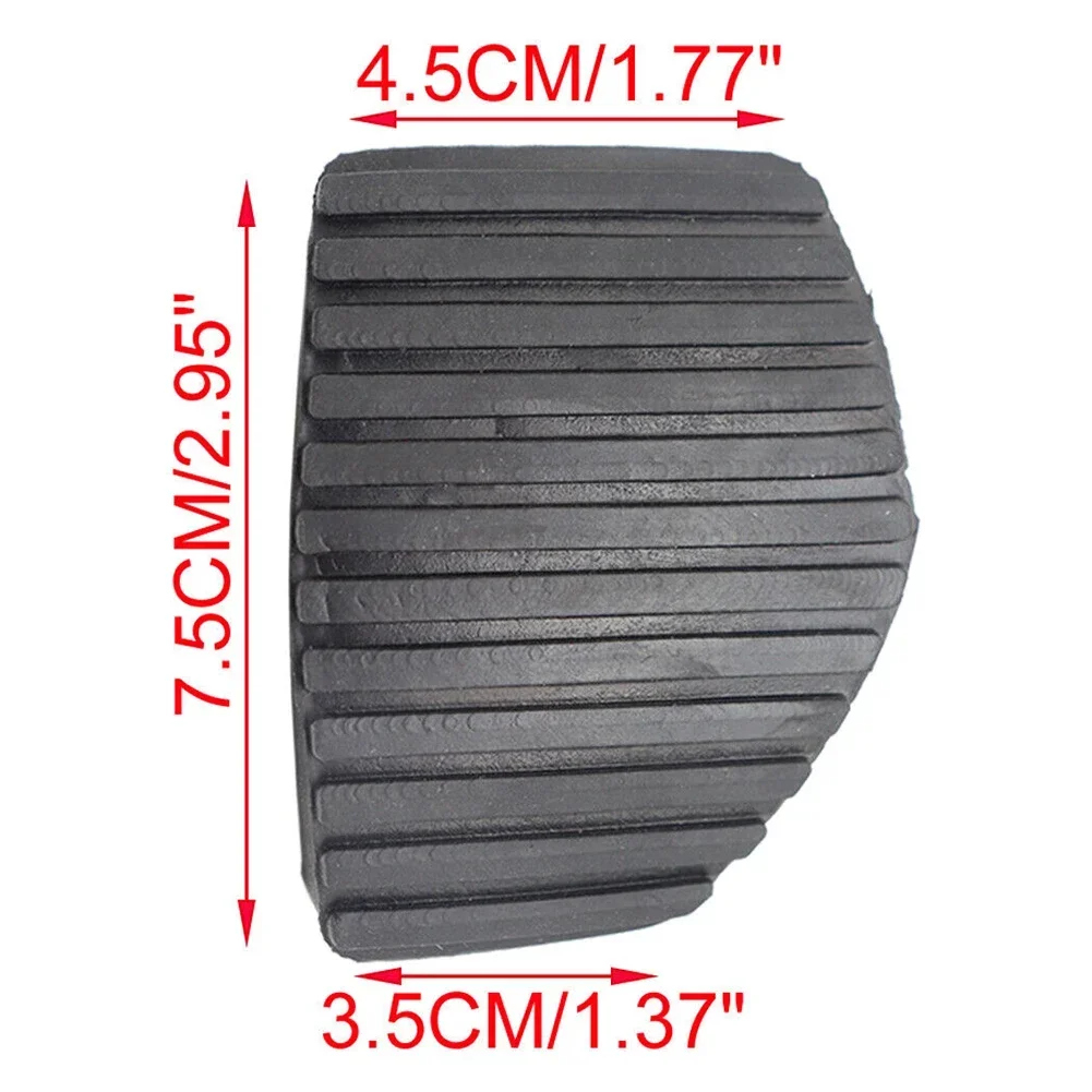 Автомобильные аксессуары ЧЕРНАЯ резиновая педаль сцепления и тормоза 2130.26 4504.17 для C3 C4 C5 C6 207 308 Простая установка Прочный