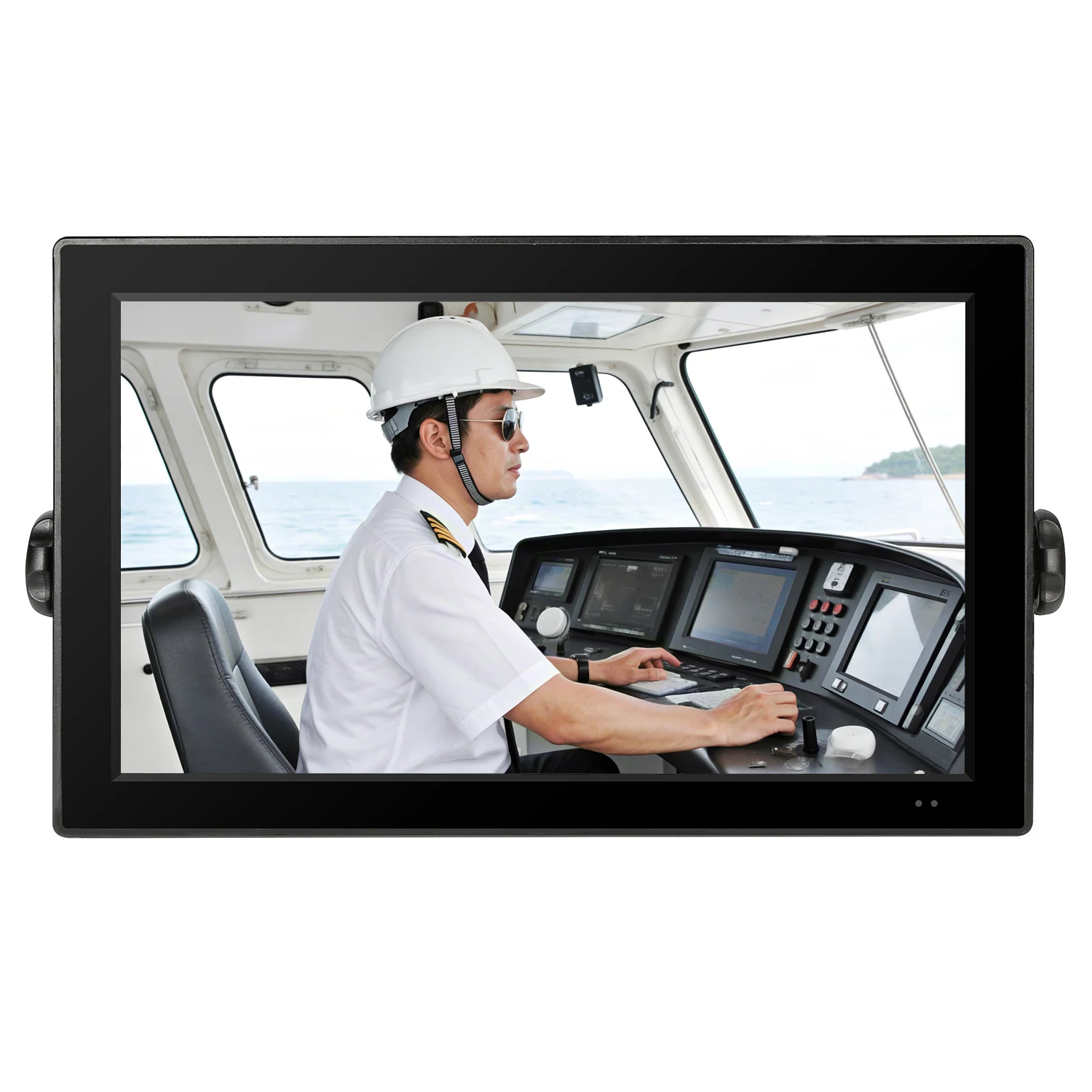12.1/15.6/18.5/21.5Inch Waterproof Marine Monitors 1500 Nits Sunlight Readable Touch Screen HD 1920x1080 Android Linux LED