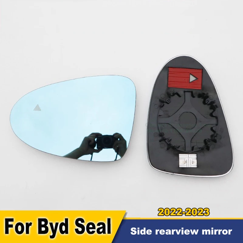 

Car Side Rearview Mirror Blue Glass Lens For Byd Seal 2022-2023 Wide Angle View Anti Glare Mirror Wing Heating Function