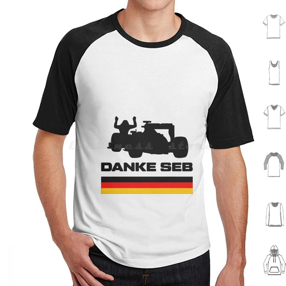 Danke Seb T Shirt 6xl Cotton Cool Tee Motorsport Motorsports Sports Sport Car Lover Race Race Week 4 Time World Formula 2022