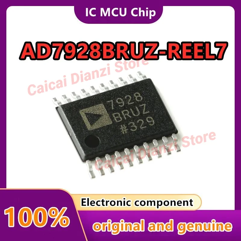 

10PCS/LOT AD7928BRUZ-REEL7 TSSOP-20 12-bit analog-to-digital converter (ADC) chip Original authentic