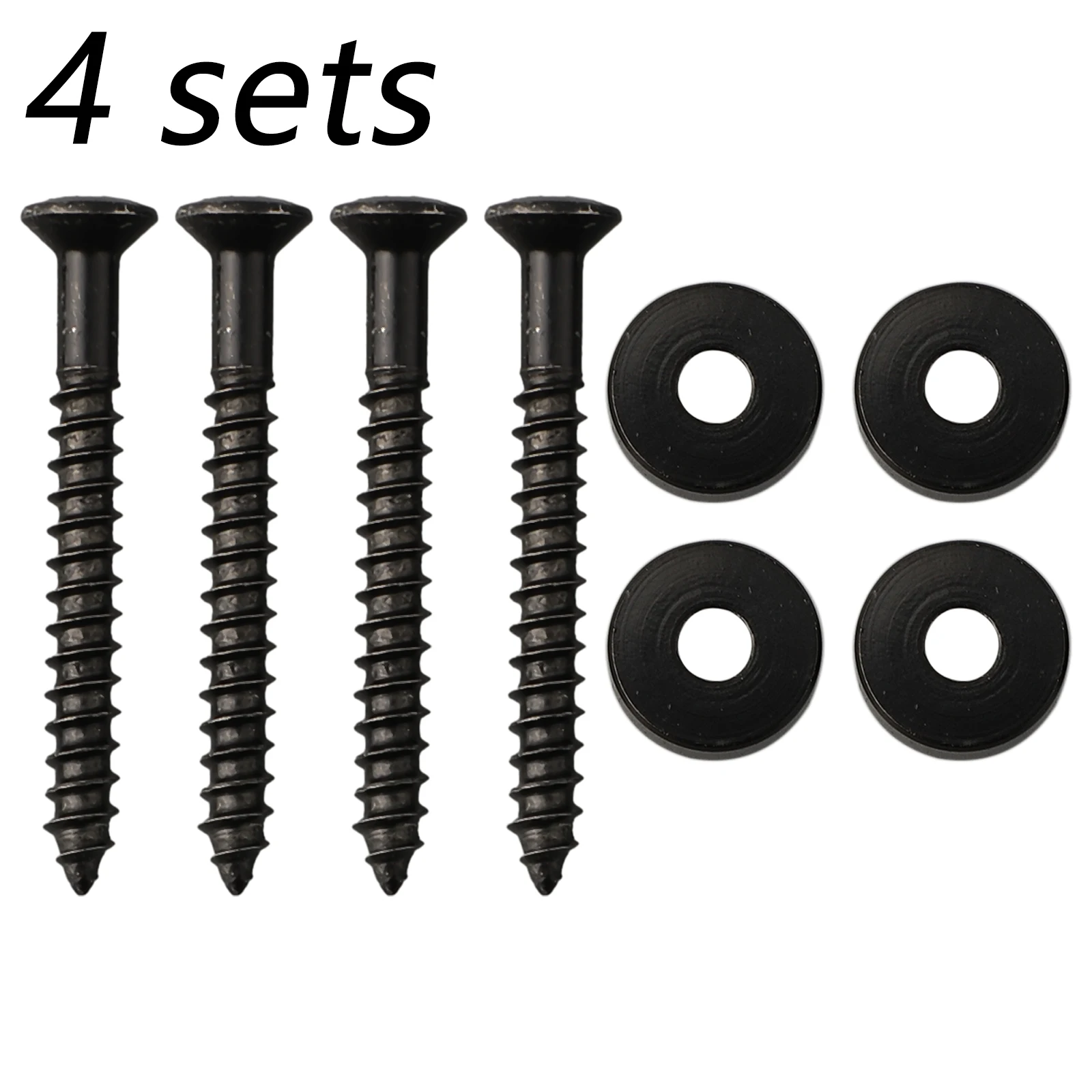 Joint Ferrule Screw 4 Set Plate Bushings&Bolts Electric Guitars Instrument Mounting Neck 14 Mm Diameter Basses