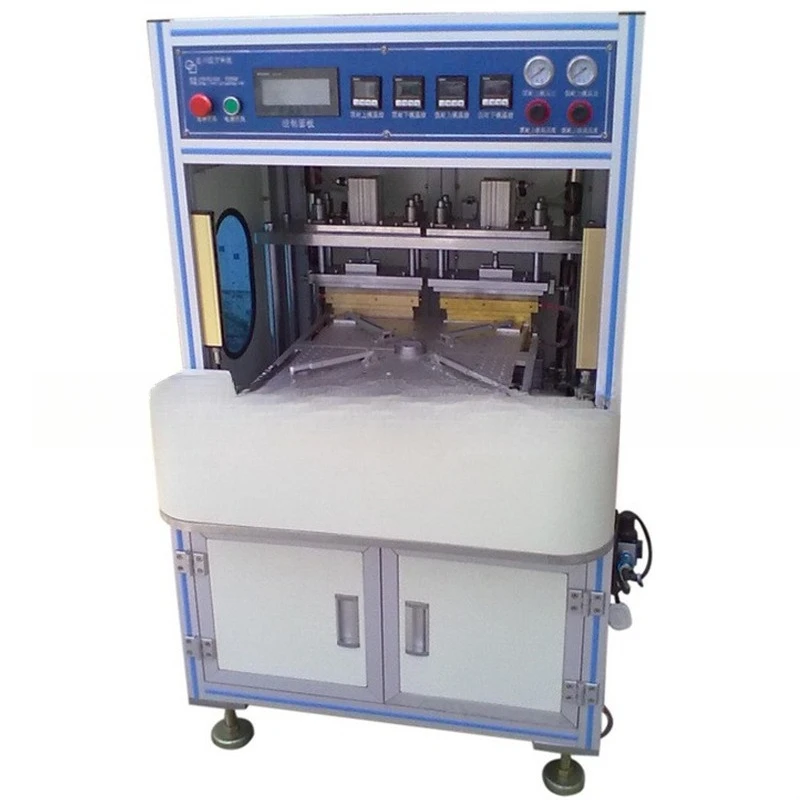 Tab shaping machine: flat compression shaping
