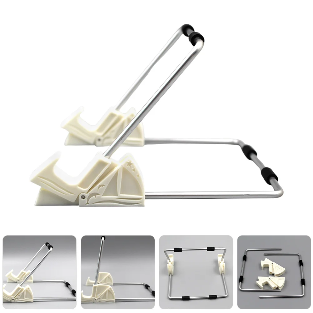 

Portable Whiteboard Desktop Stand Small Adjustable Foldable Tablet Holder Display Rack for Office Classroom Tablet Holder Stand