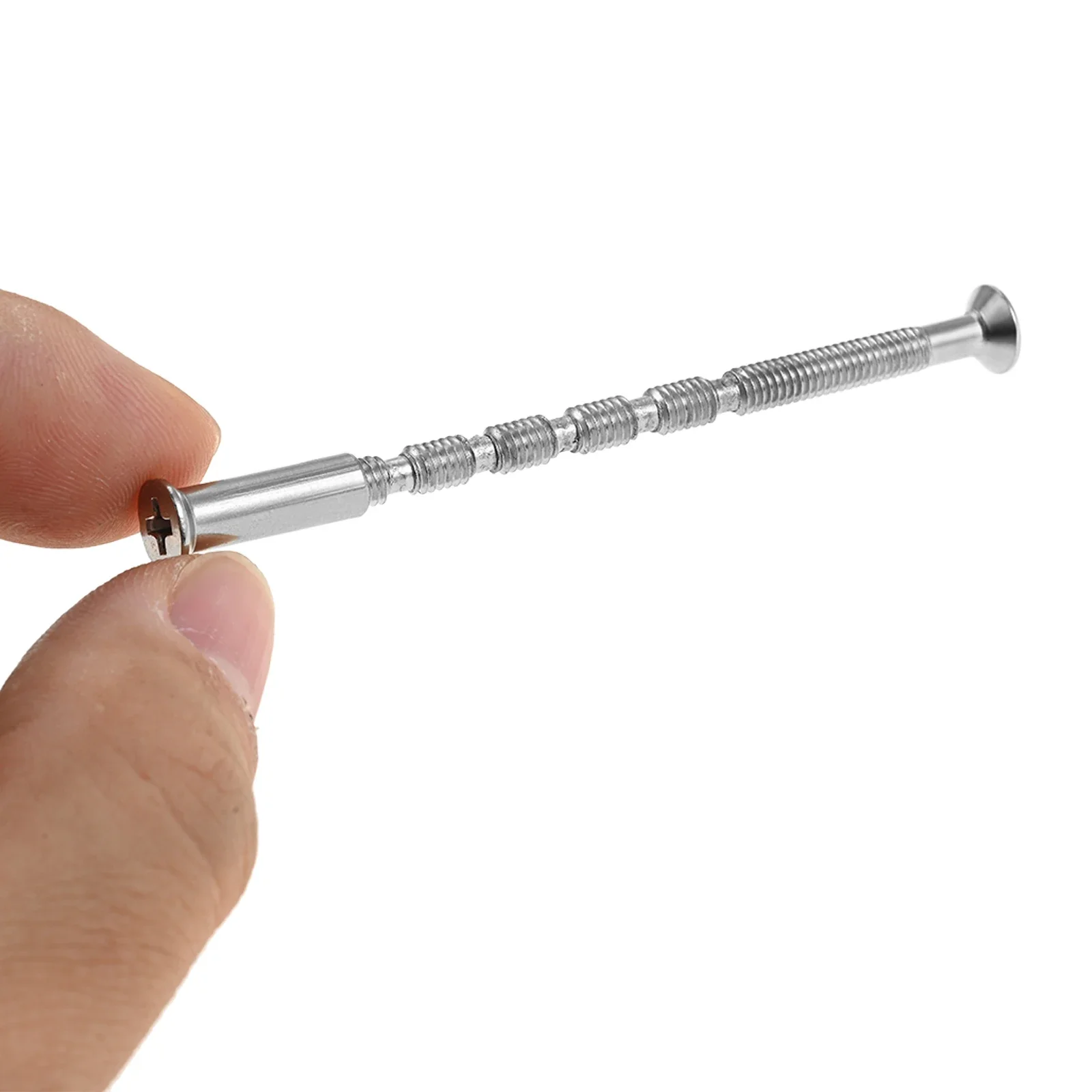 10 Sets Cross Iron Screws Cuttable M4*60mm with Nuts M4*16mm for Door Handles,cabinet Drawer Knobs,eyebolts,Furniture Hardware