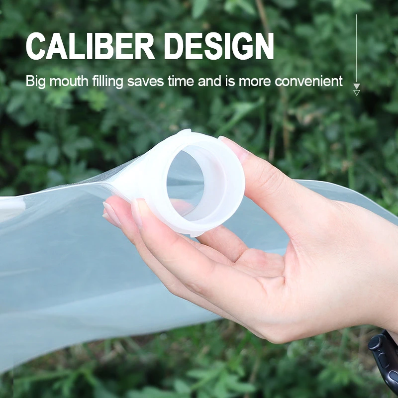 2.5/5/10L Foldable Portable Drinking Water Bag Outdoor Camping Hiking Water Storage Bag Thickened Large Capacity Water Container