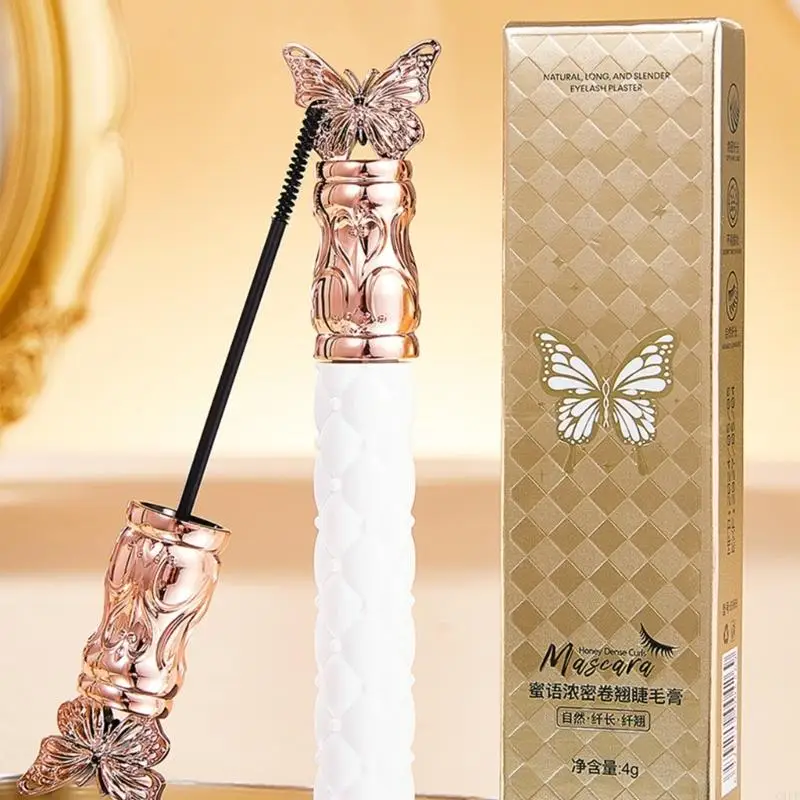 C1FF Leicht abwaschbare, verlängernde, wasserfeste Wimperntusche mit wischfestem, gekräuseltem Halt den ganzen Tag für Tragen