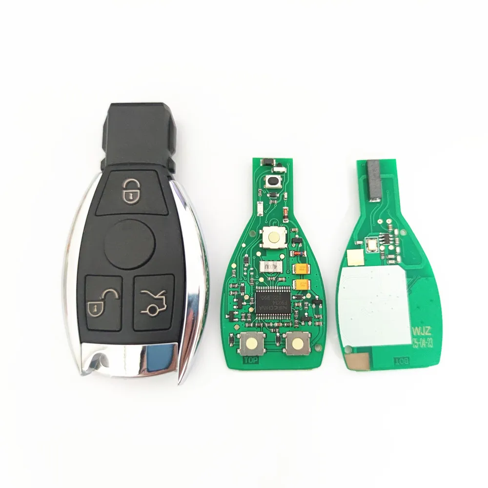 

1pcs Car Remote Key For Mercedes Benz A C E S Class for NEC BGA Style 3/4 Button Remote Key 433Mhz Replacement Car Blank Key