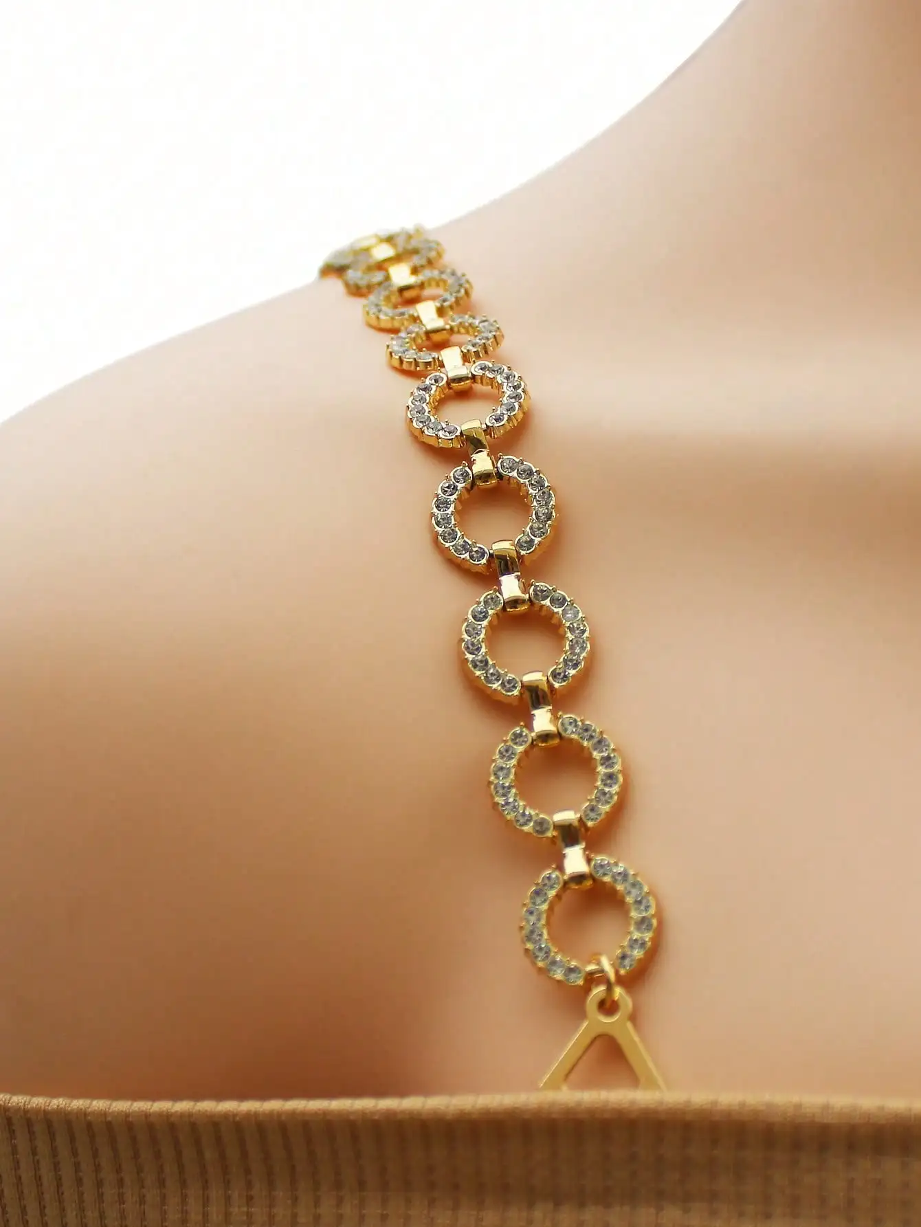 2 Pcs/ 1 Pair Rhinestone Bra Strap Decorative Adjustable Invisible Shoulder Strap Silvery Nonskid Bra Belt Lingerie Straps For Women Bra Tops Wedding Dress For Rave - view 2