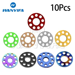 Wanyifa Titanium Washer M6/M8/M10 Nine Holes Spacer Motorcycl Decoration Bolt Screw Gasket