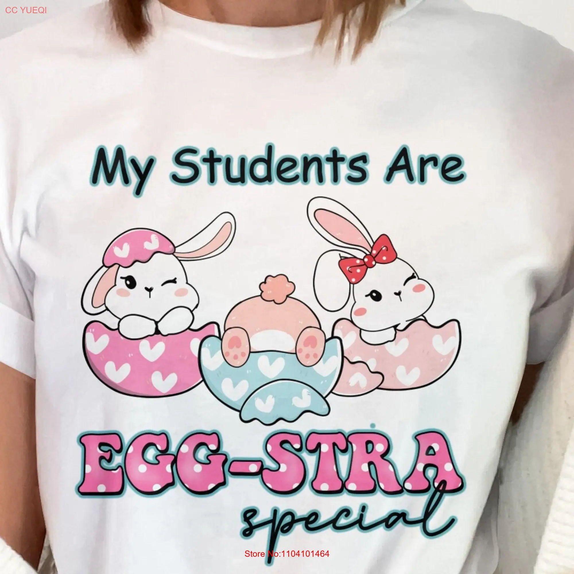 My Students Are Egg stra Special Teacher T Shirt Easter Day long or short sleeves