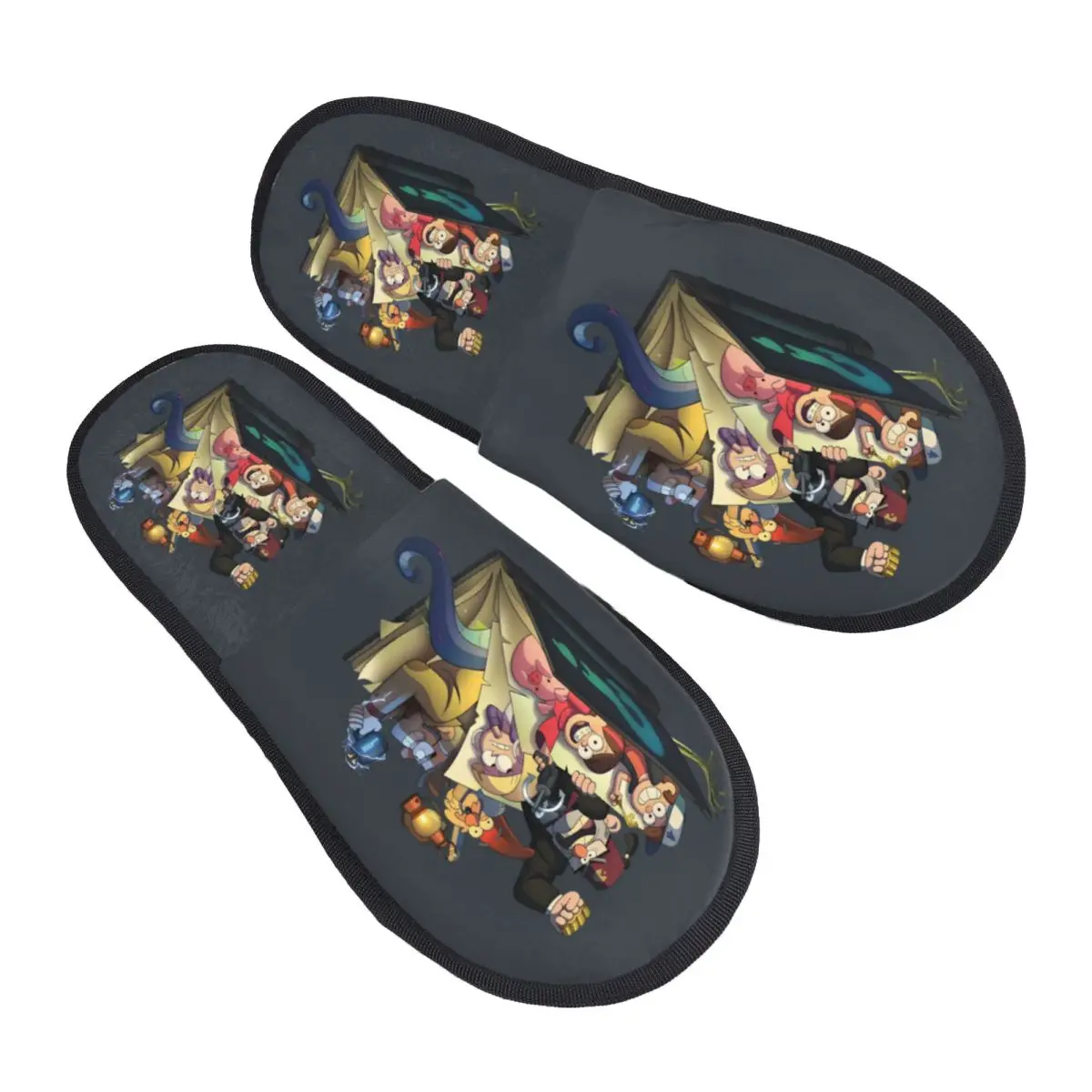 

Индивидуальные комедийные сериал Gravity Falls, уютные тапочки из пены с эффектом памяти, женские тапочки с героями мультфильмов Kawaii, аниме, спа-домашняя обувь