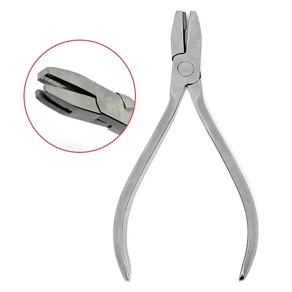 

Dental Orthodontic Loop Bending Pliers Stainless Steel Wire Bending Forceps V-Stop Forming Tool for Ortho Lab Instruments