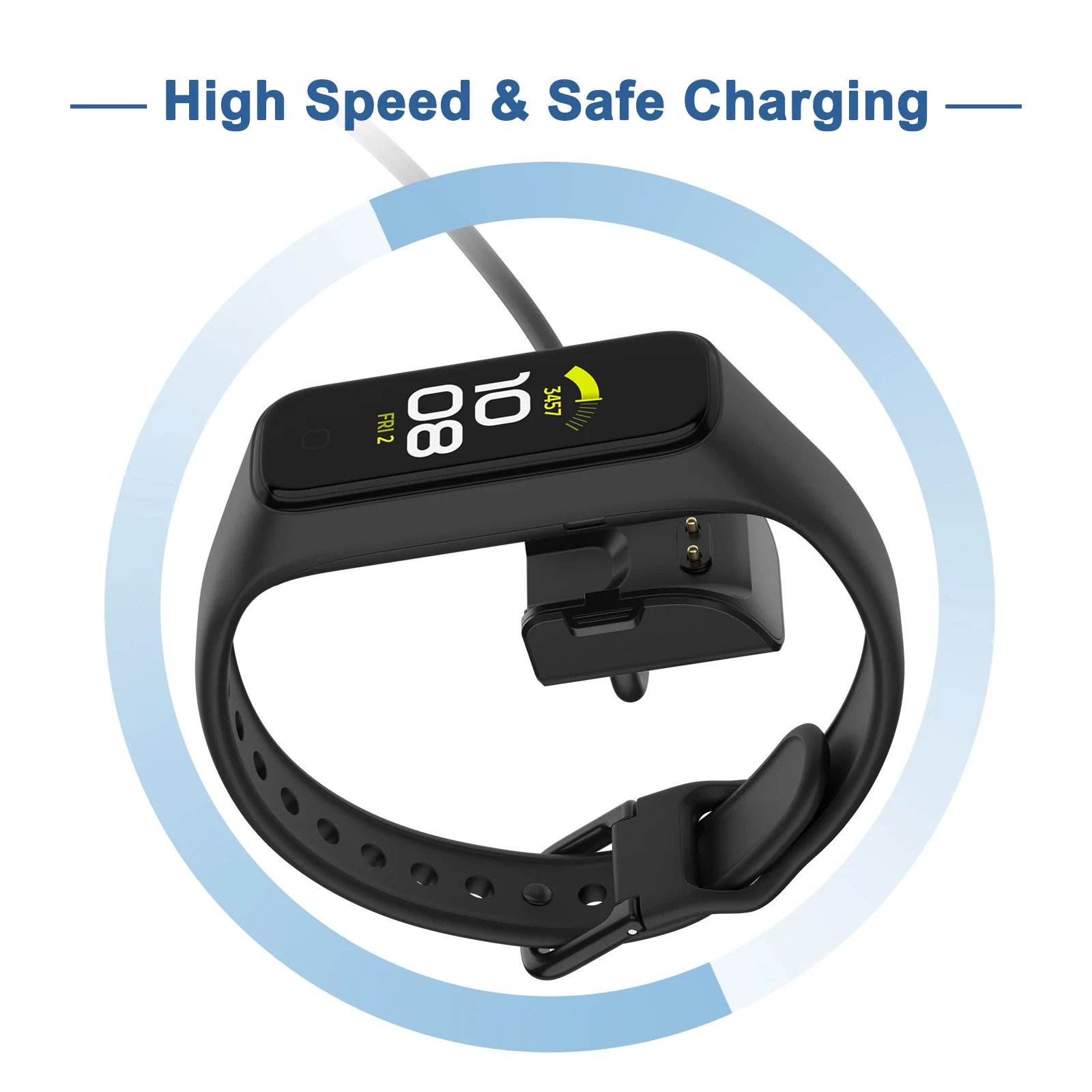 Soporte de cargador para Samsung Galaxy Fit 2 SM-R220, cargador USB para reloj inteligente, estación de carga con Cable para Galaxy Fit 2