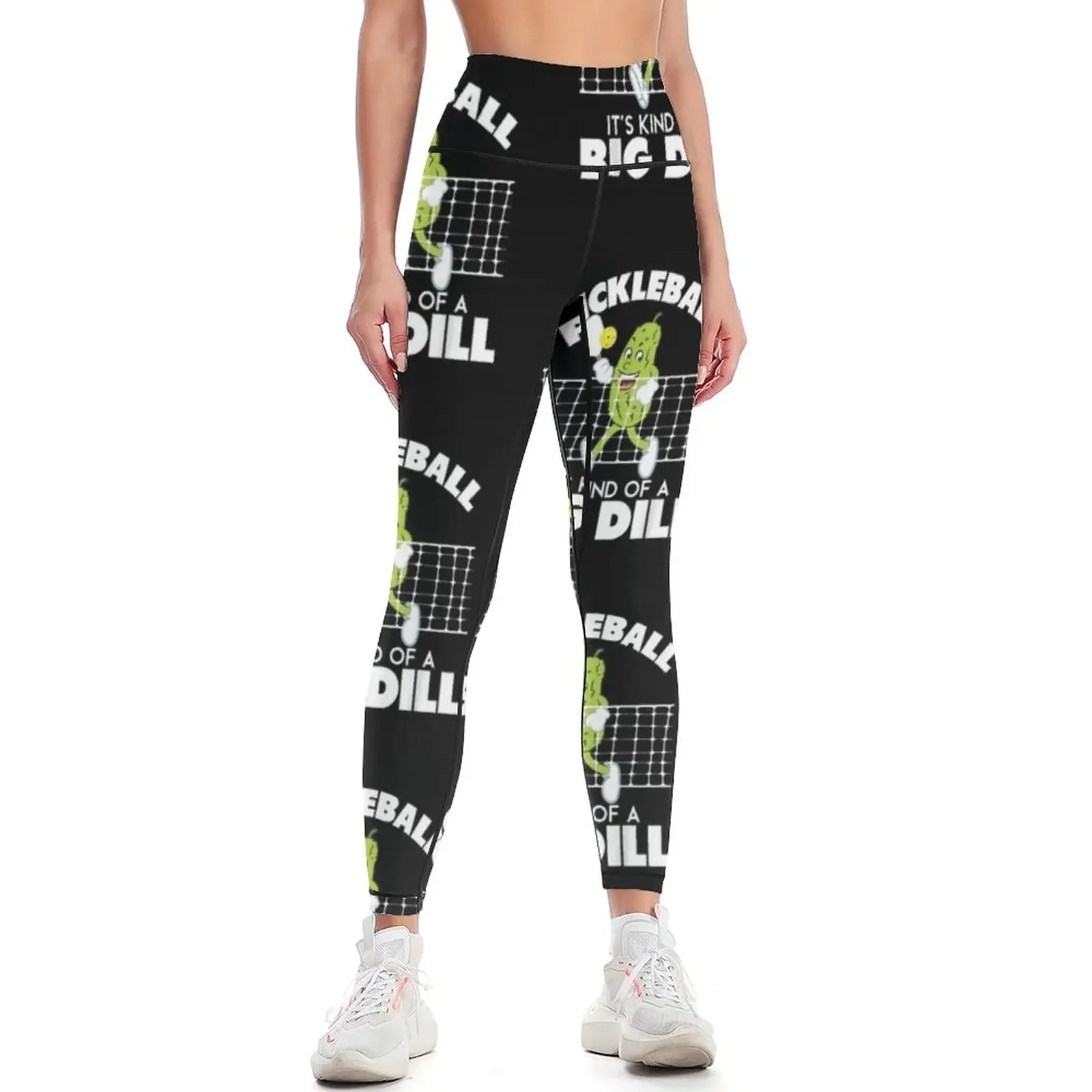 Cool Pickle Playing Pickleball Leggings for physical gym top for fitness harem pants Womens Leggings