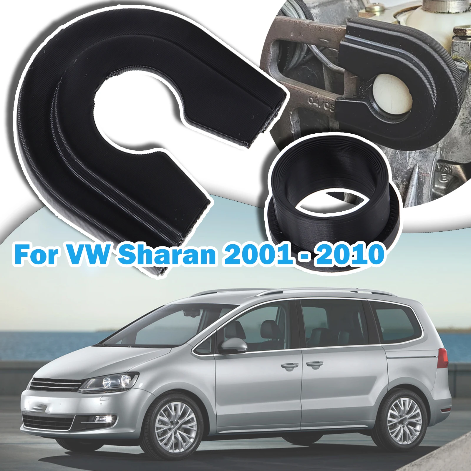 

2pcs Upgrade Hard Plastic Gearbox Bushing For VW Sharan Manual Trans First Gear Head Shift Lever Bearing Repair Kit 2001 - 2010