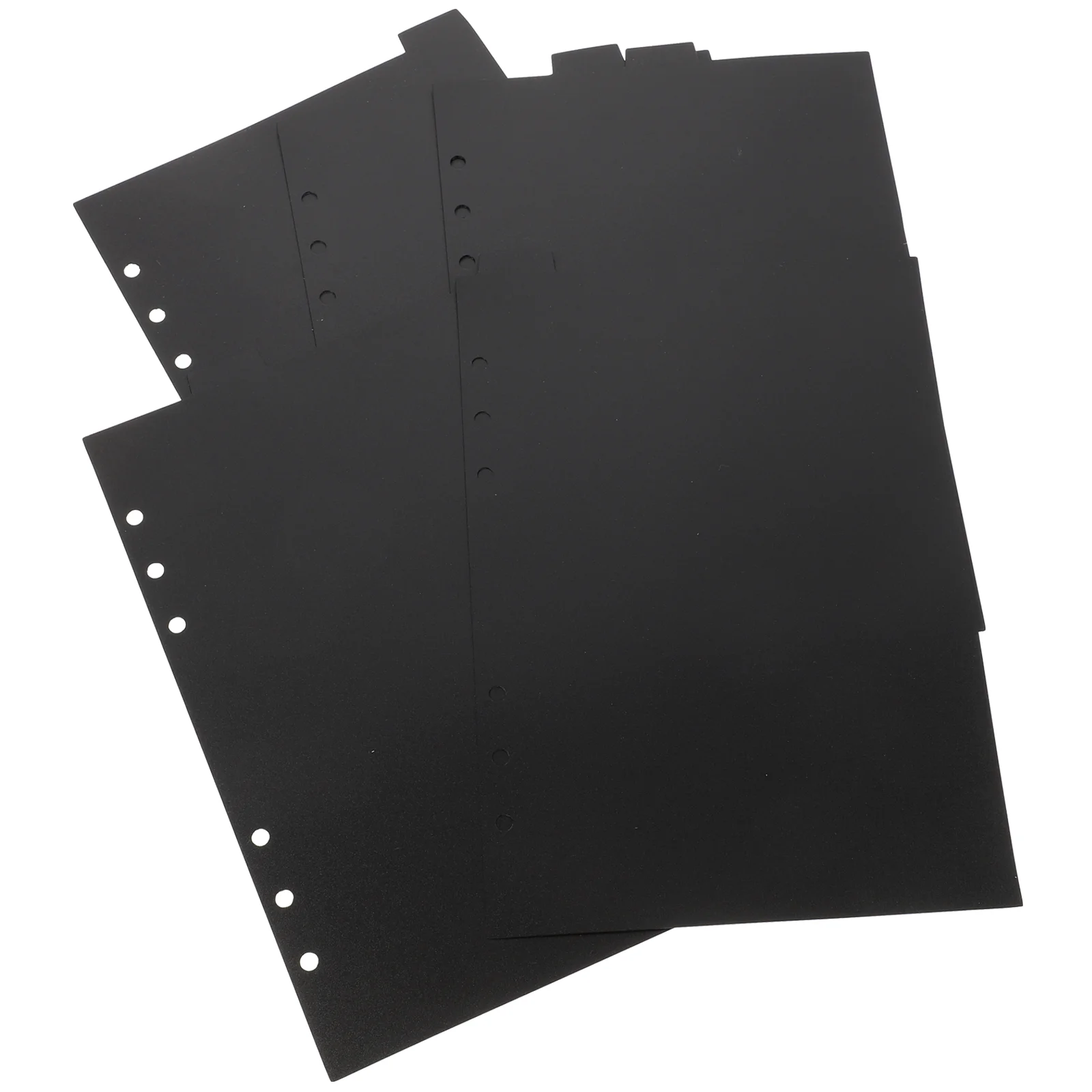 

5 Pcs Partition Baffle Binder Dividers Page 8 Tab for 6 Ring Tabbed Tabs with Protector