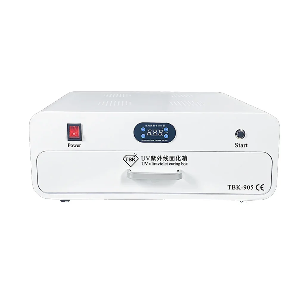 Mobile Phone Repair Machine TBK 905 Ultraviolet Curing UV Lamp Box 80pcs LED light For Curved Screen Glass OCA Curing 110V 220V