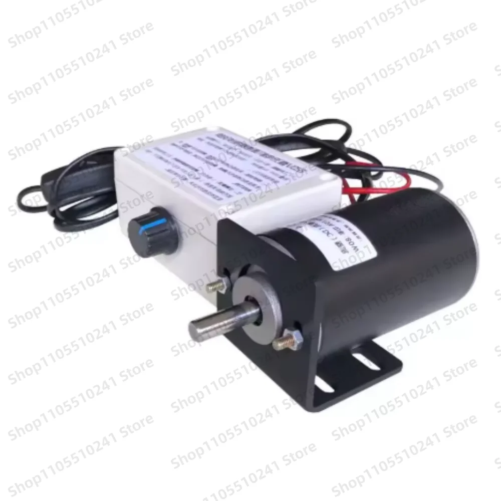 HighSpeed 80W Micro Permanent Magnet DC Carbon Brush Ball Bearing Without Pole Speed Control Table Drilling Table Grinding 220V
