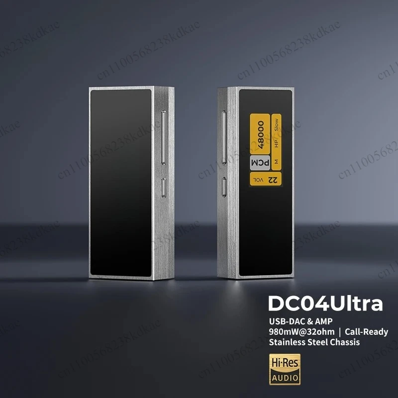 Mini Mobile Audio Decoder Dongle USB DAC Amp With 4.4 Balanced Interface For IEM HiFi Music Playback