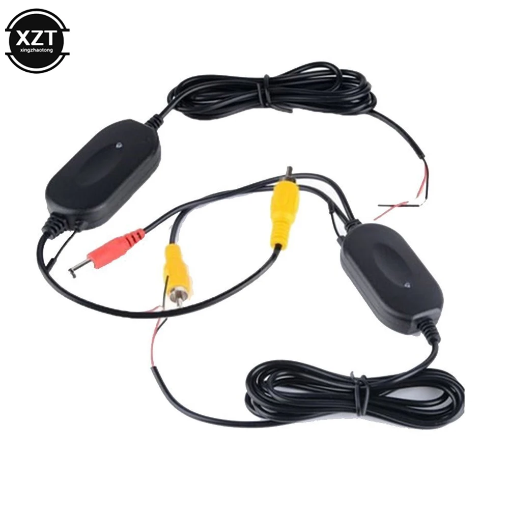 2.4 Ghz Wireless Rear View Camera RCA Video Transmitter & Receiver Kit for Car Rearview Monitor FM Transmitter & Receiver