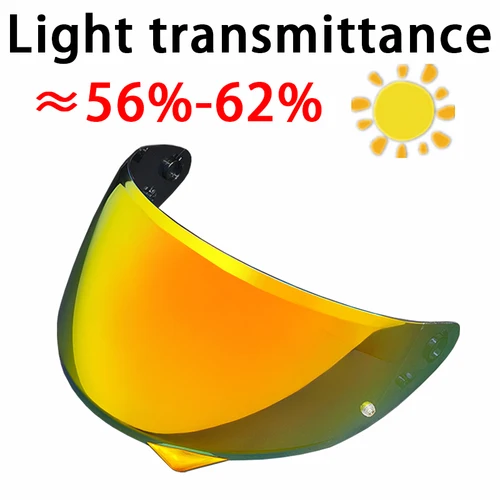 Imagen 2 del producto Lente de visera de casco HJ34P para HJC C10, reemplazo Anti-UV, antiarañazos, protección contra el viento a prueba de polvo, accesorios para motocicleta