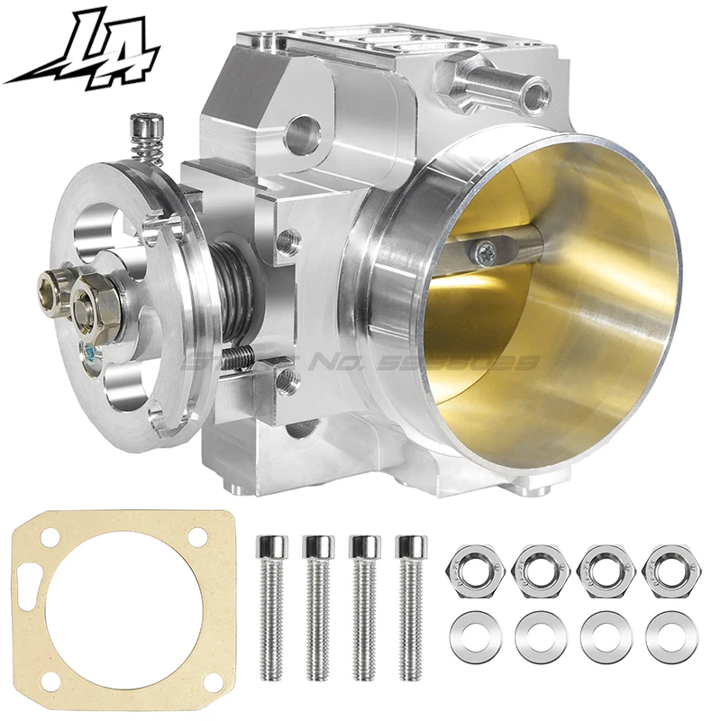 High Performance Aluminum 70mm Racing Throttle Body Only for Honda Civic Si K Series Acura RSX Base & Type-S Chassis Engines