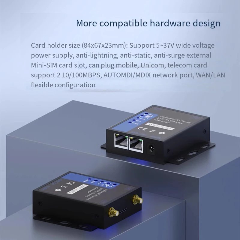 راوتر واي فاي 4G Cpe/التوصيل في الشبكات/اتصال VPN/4G إلى الشبكة السلكية/إيثرنت ثنائي الاتجاه/منفذ الشبكة المزدوجة/التوصيل في الهاتف الخليوي 4g
