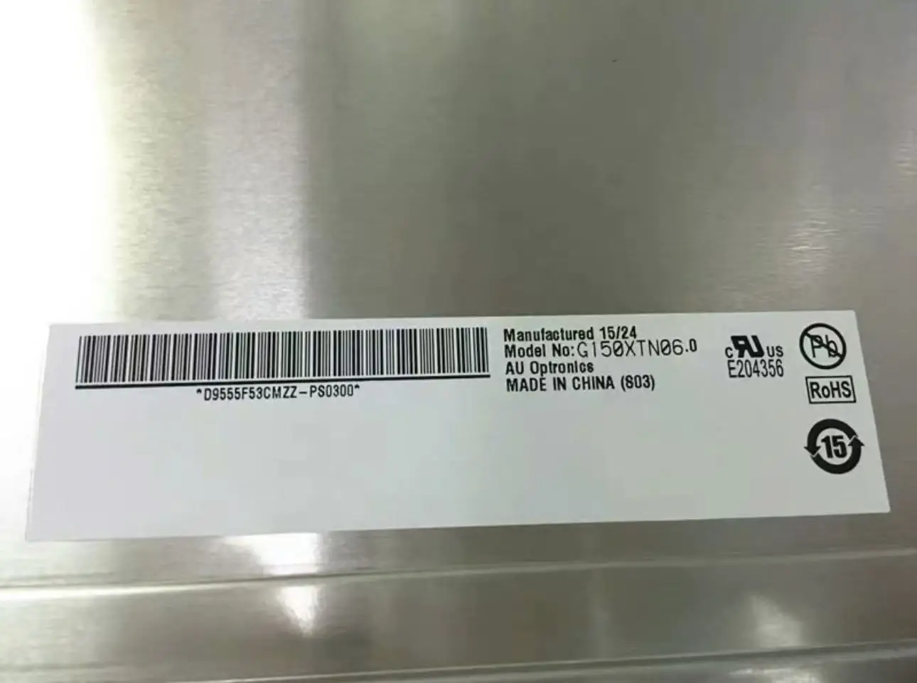 G150XTN06.0 Brandneuer echter 15-Zoll-LCD-Bildschirm
