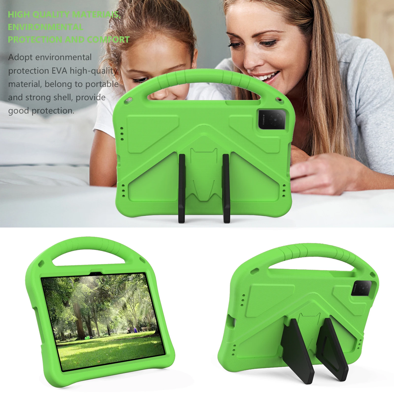 Cartoon EVA table Case with rear bracket, suitable for TCL  10 L Gen 4 3 2 10.1