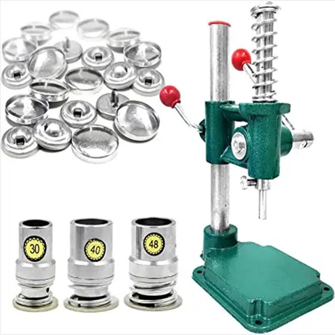 New 16L-50L  Aluminum Covered Cloth Fabric Button Die Press Mold Assembly Tool for DIY Bread Shape Buttons Sewing Accessories