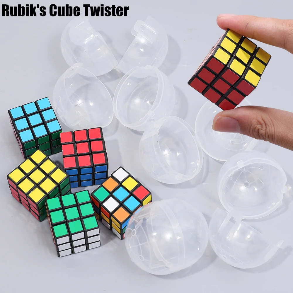 Creative Mini Cube Surprises Egg Toy Wholesale Transparent One-piece Egg Ball Puzzle Cube Toys Children\'s Game Interactive Gifts