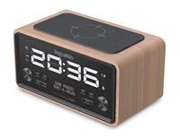 Inscabin W20 DAB/DAB+ FM Digital Radio Alarm Clock with Wireless Charging/Bluetooth/Beautiful design for Bedroom Kitchen Office