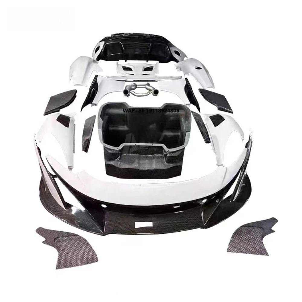 675LT Kits Body Kits for 650S Excellent Quality Wet Carbon Fiber Front Lip Side Skirt Rear Diffuser Hood Bonnet Fender