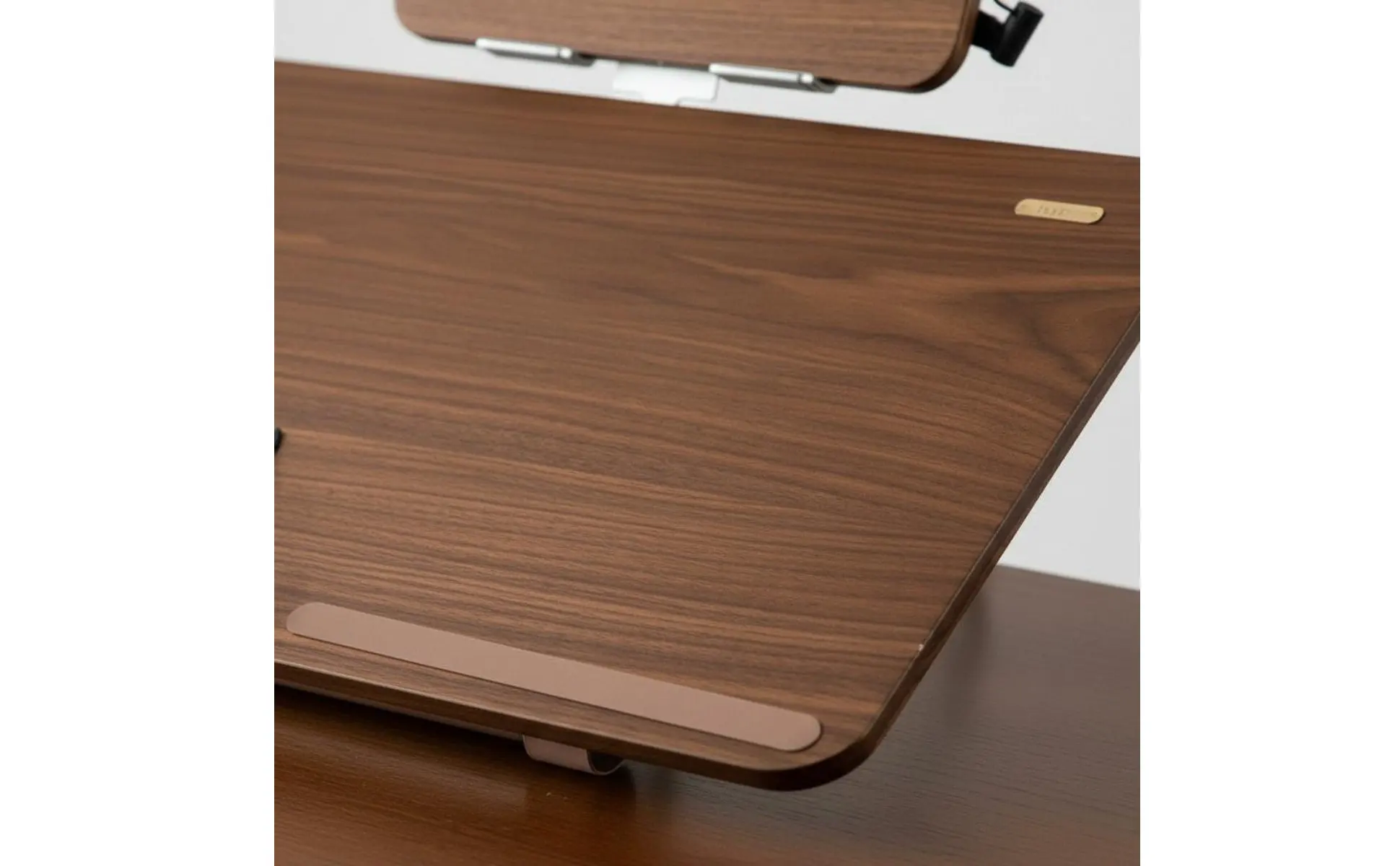 Desktop Perusing and Writing Station Multifunctional Double Tier Perusing Stand Wooden Adjustable Book Holder Ergonomic Design