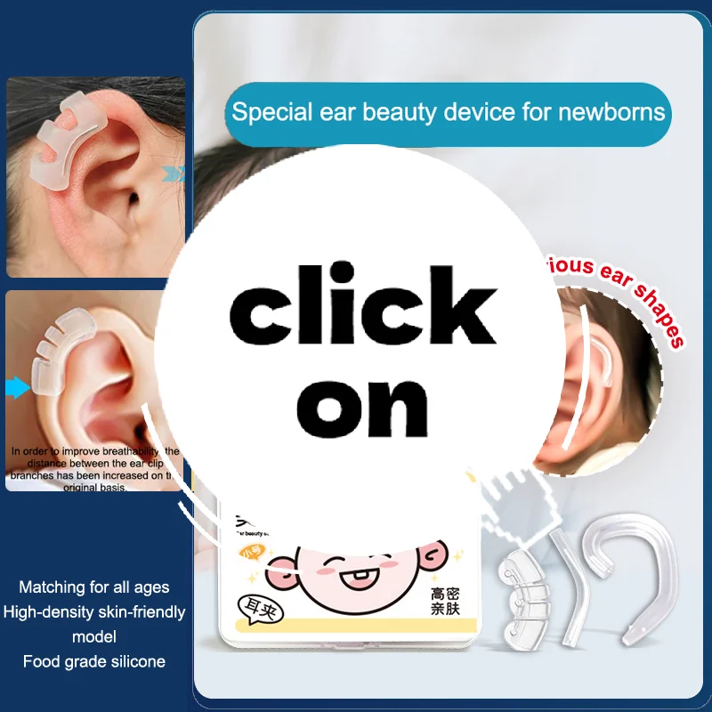 

Protruding Ear Support Infant Corrector Tools Silicone Auricle Correction Patch For Baby Ear Corrector Auricle Valgus Correction