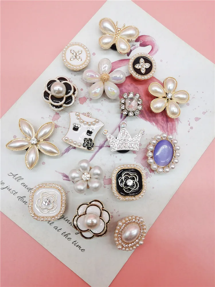 New Original Rhinestone Jewelry Shoe Charms Ornaments Luxury Shoes Decoration Diy Shoe Clip Buckle Decor Clog Shoes Accessories