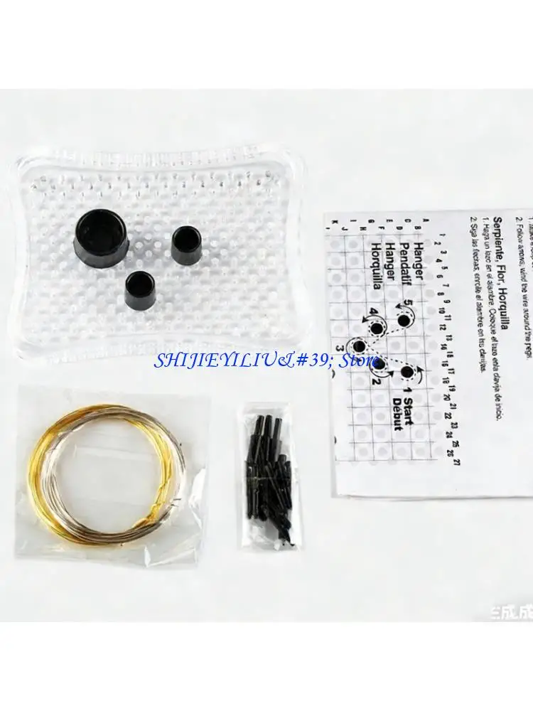 

E21F Innovative Acrylic Wire Coiling Tool Essential Craft Disk for Creative Projects