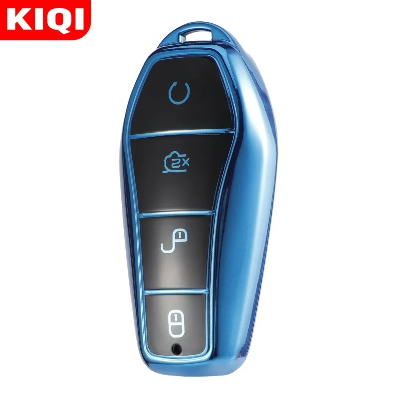 Key Cover For BYD Yuan EV Plus Qin Plusdmi Atto 3 Han Dolphin Accessories Durable TPU Car Remote Protective Case