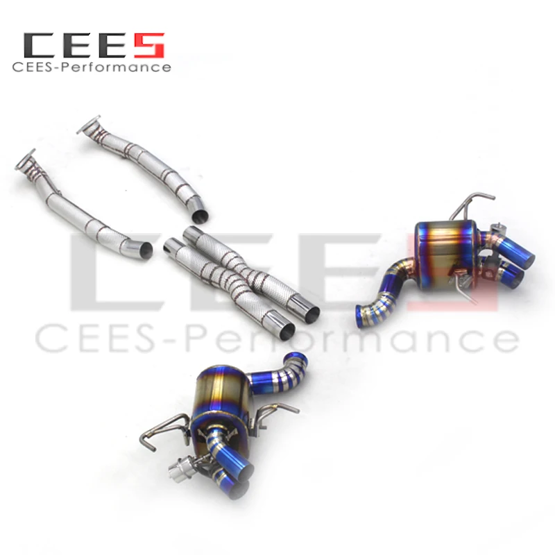 

CEES Catback Exhaust X Pipe Downpipe for Ferrari California 4.3L 2009-2014 Racing Escape Exhaust Pipe Muffler