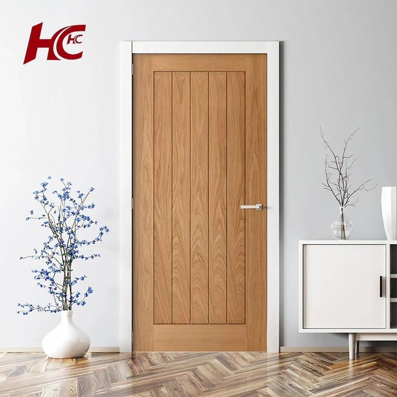 Wood  Customized Size Fire Doors Wooden Fire Rated Door UL Listed Customized Design Dark Color