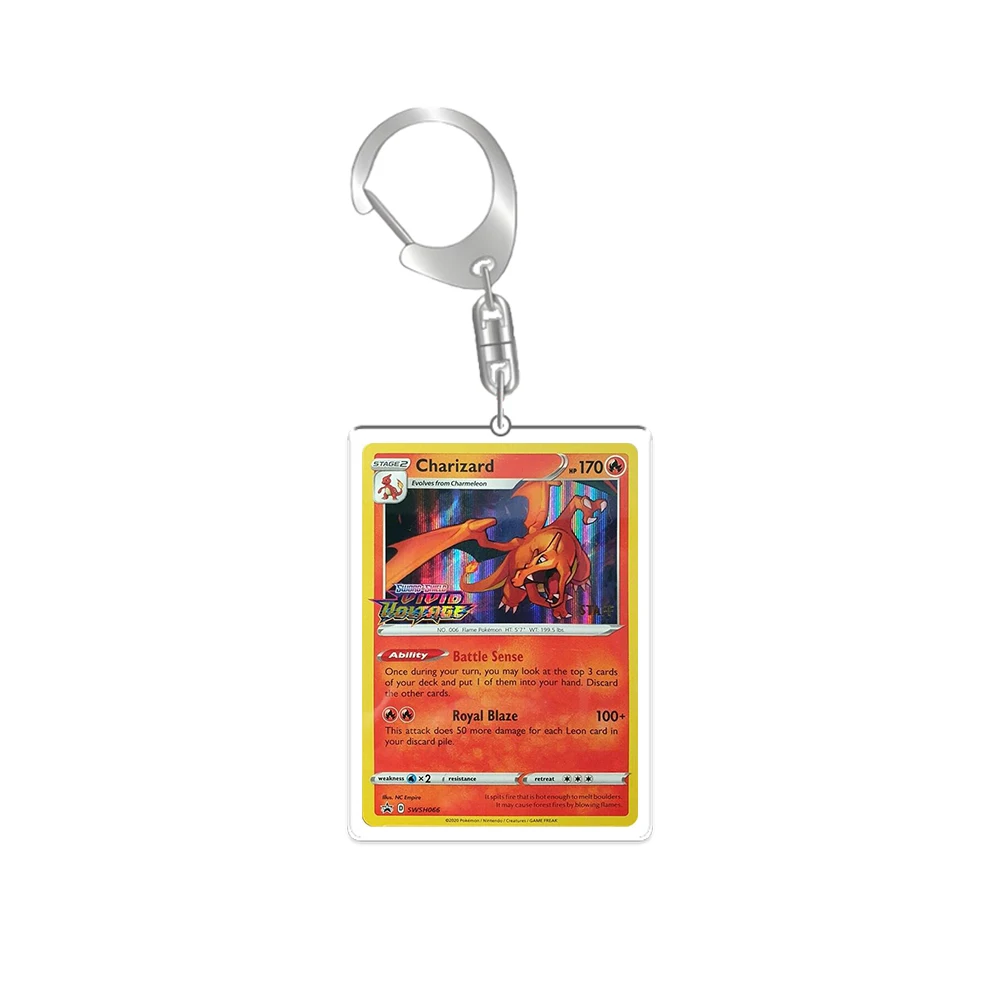 For Pokemon Acrylic Key Chain Charizard Champions Festival Lugia Charizard Snorlax Anime Peripheral Backpack Pendant Gift